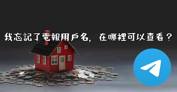 我忘記了電報用戶名，在哪裡可以查看？