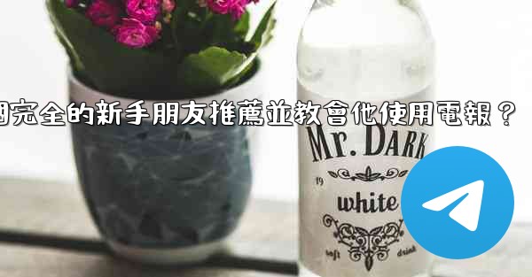 如何向一個完全的新手朋友推薦並教會他使用電報？