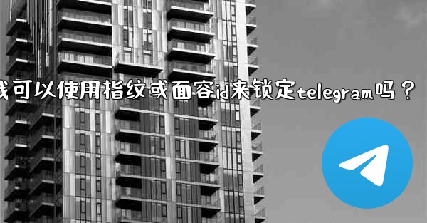 我可以使用指紋或面容ID來鎖定Telegram嗎？_我可以使用指纹或面容id来锁定telegram吗？
