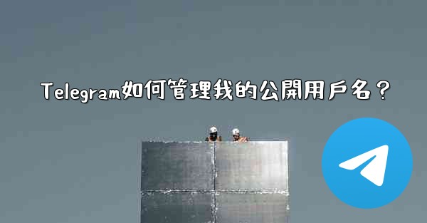 Telegram如何管理我的公開用戶名？