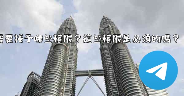 Telegram安裝過程中需要授予哪些權限？這些權限是必須的嗎？