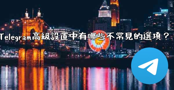 Telegram高級設置中有哪些不常見的選項？